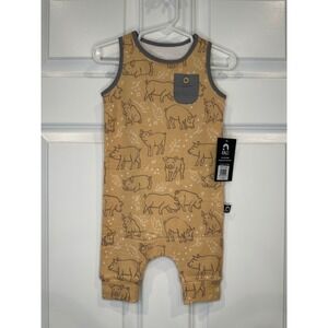 Rags Kids Sleeveless Romper Jumpsuit Size 12-18 Months Pig Farm Print